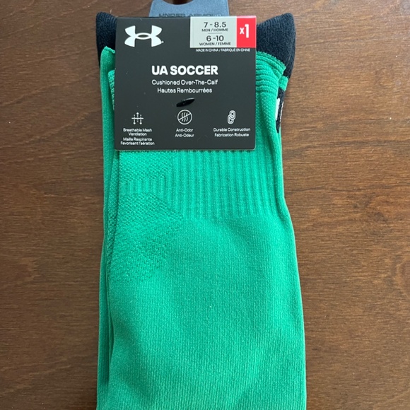 COPY - Under Armour unisex 3 pairs UA Soccer cushioned over the calf socks - Picture 4 of 4